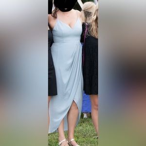 Beautiful high low dress that is perfect for weddings!